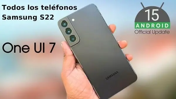 como actualizar android 15 samsung s22 ultra plus