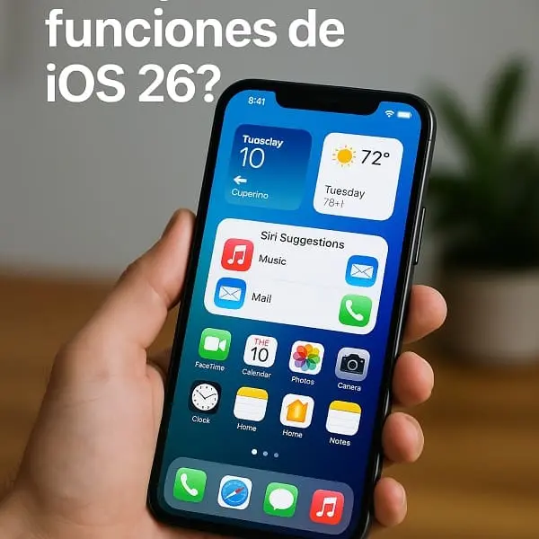 ¿Cuáles son las nuevas funciones de iOS 26
