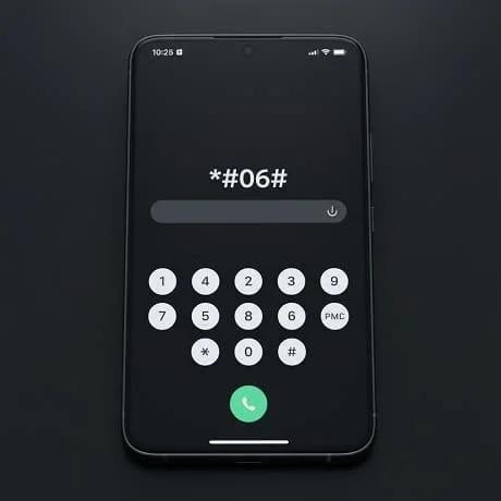 Find IMEI on Samsung phone using dialer code #06#