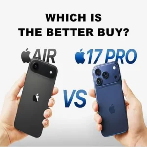 iphone air vs 17 pro specs camera battery