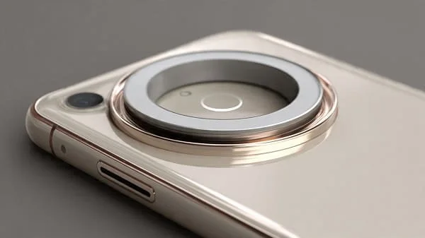 Magnetic wireless charger aligning to a case’s centered ring