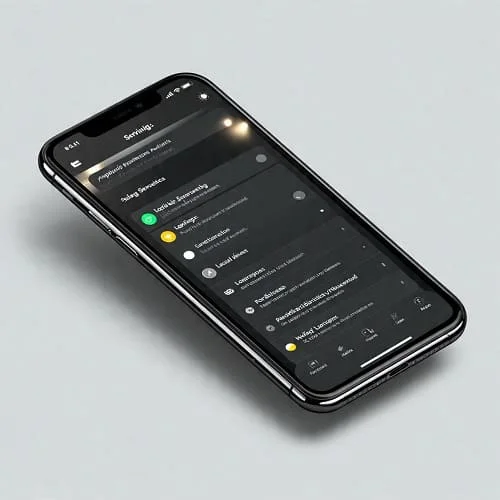 iOS 19 Location Services screen showing Precise Location toggle
