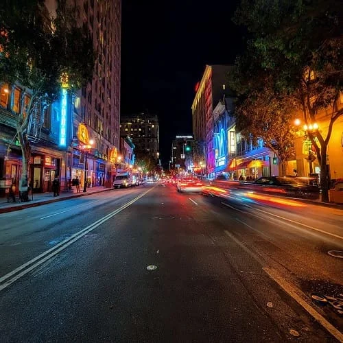 iPhone 16 Pro low‑light photo with balanced highlights and clean shadows