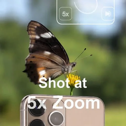 iPhone 16 Pro Max telephoto camera sample at 5x